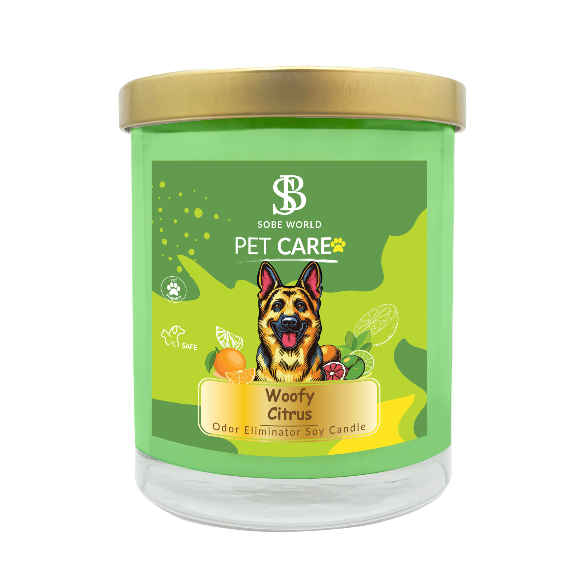 WOODY CITRUS | Odor Eliminator Soy Candle - The SOBE World Co.