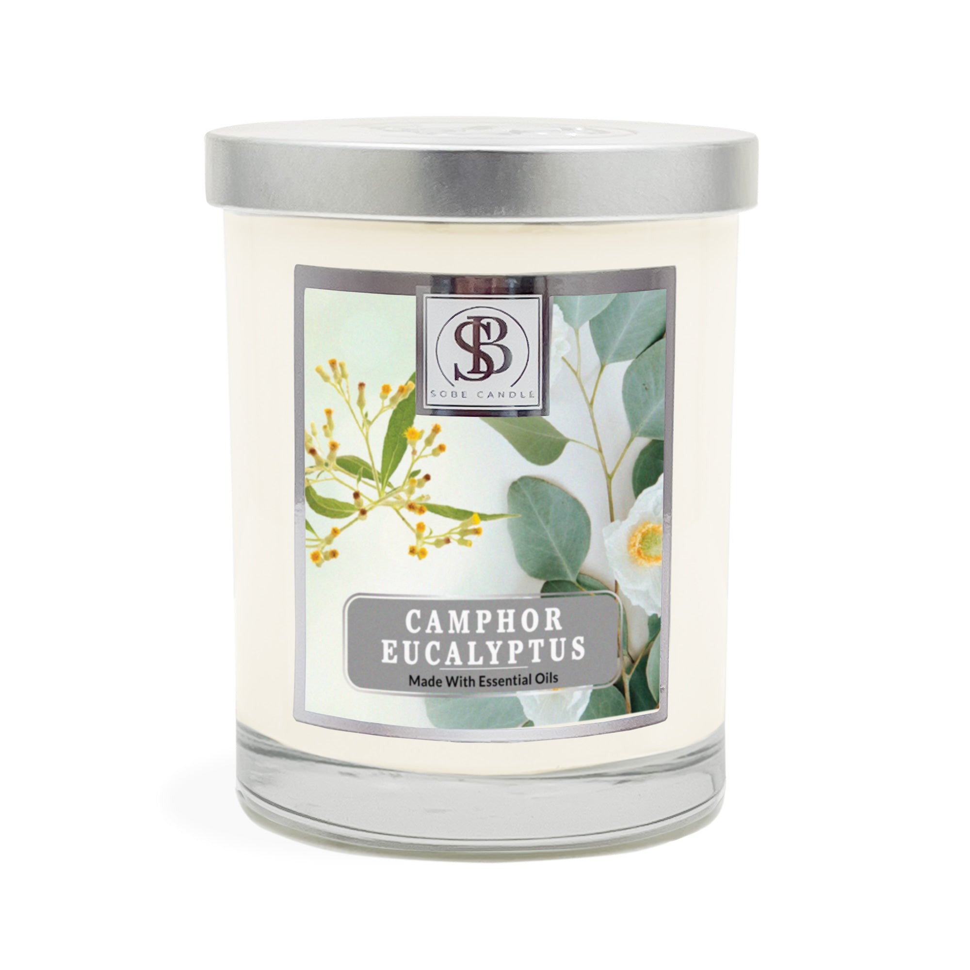 CAMPHOR EUCALYPTUS | Soy Scented Candle 11 oz - The SOBE World Co.