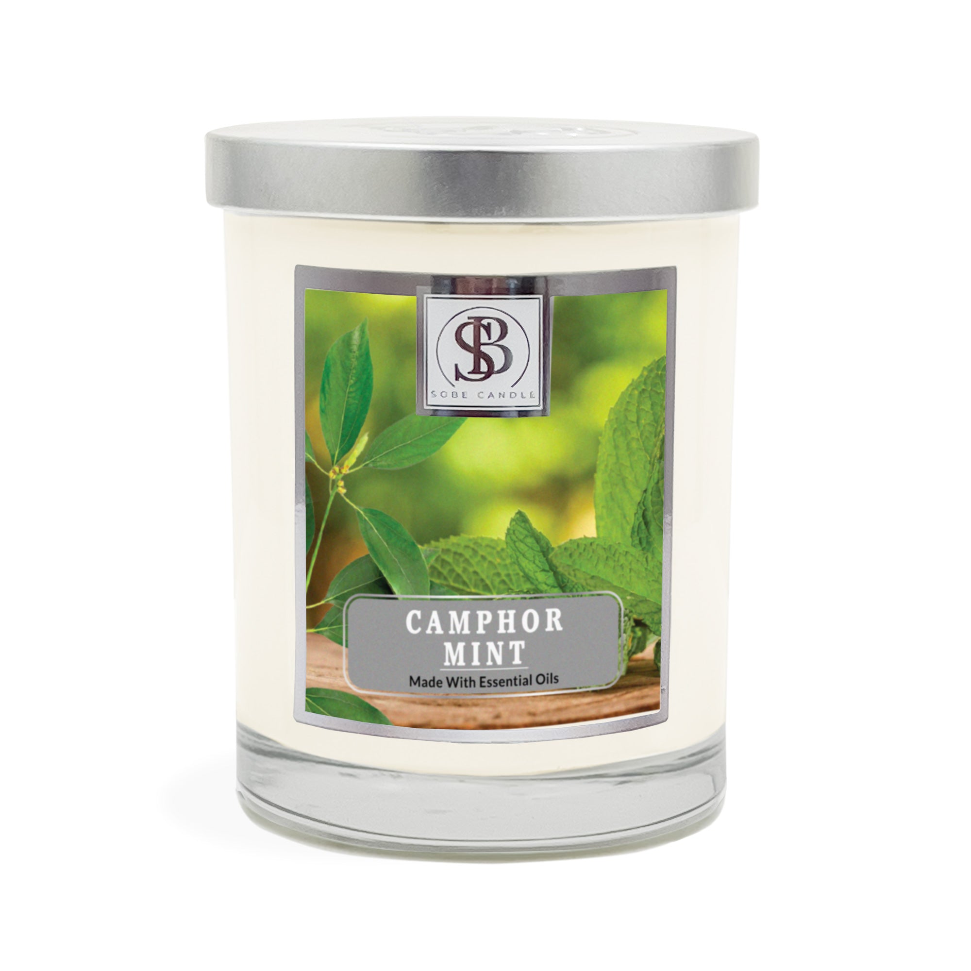 CAMPHOR MINT | Soy Scented Candle 11 oz - The SOBE World Co.