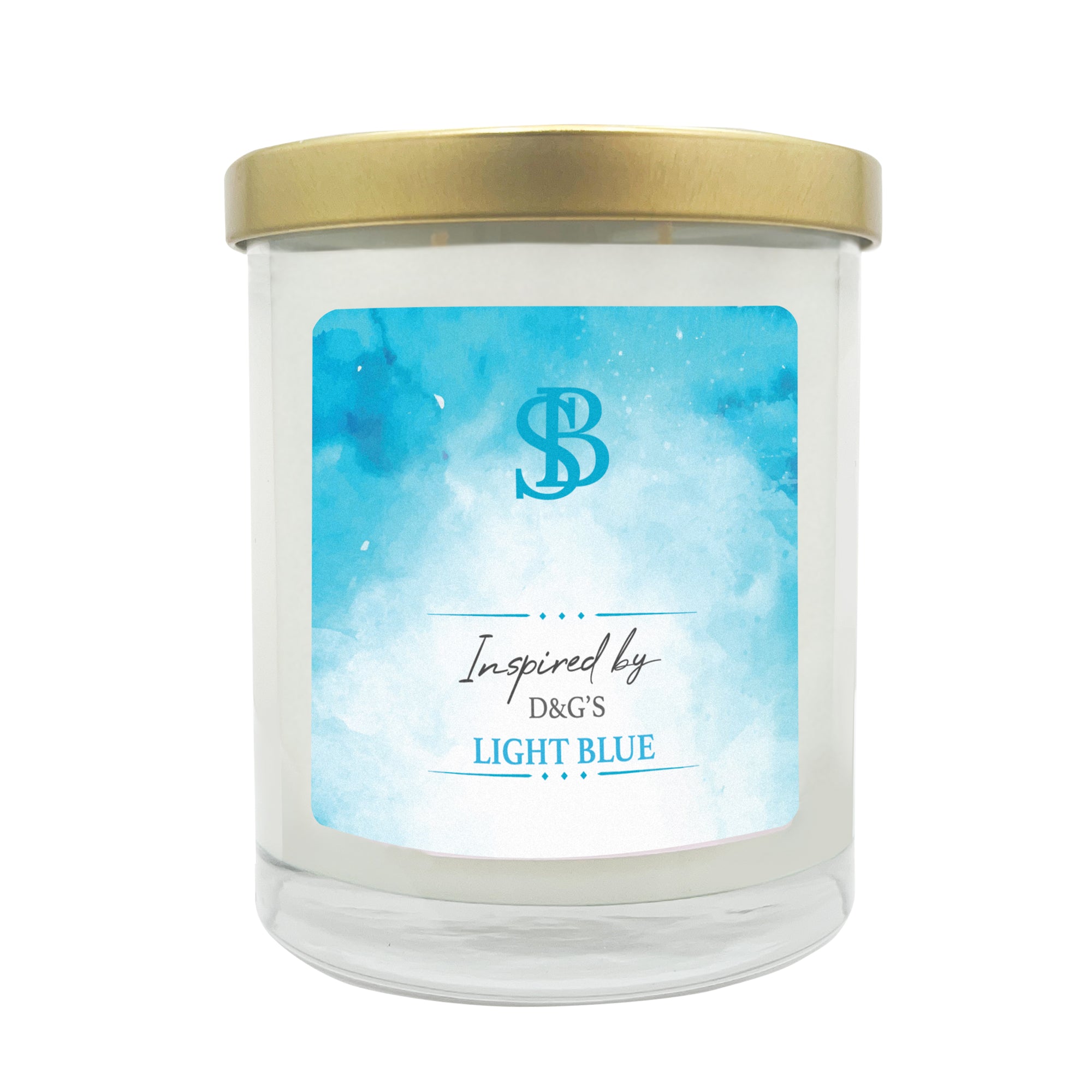 INSPIRED BY D&G'S LIGHT BLUE | Soy Scented Candle 11 oz - The SOBE World Co.