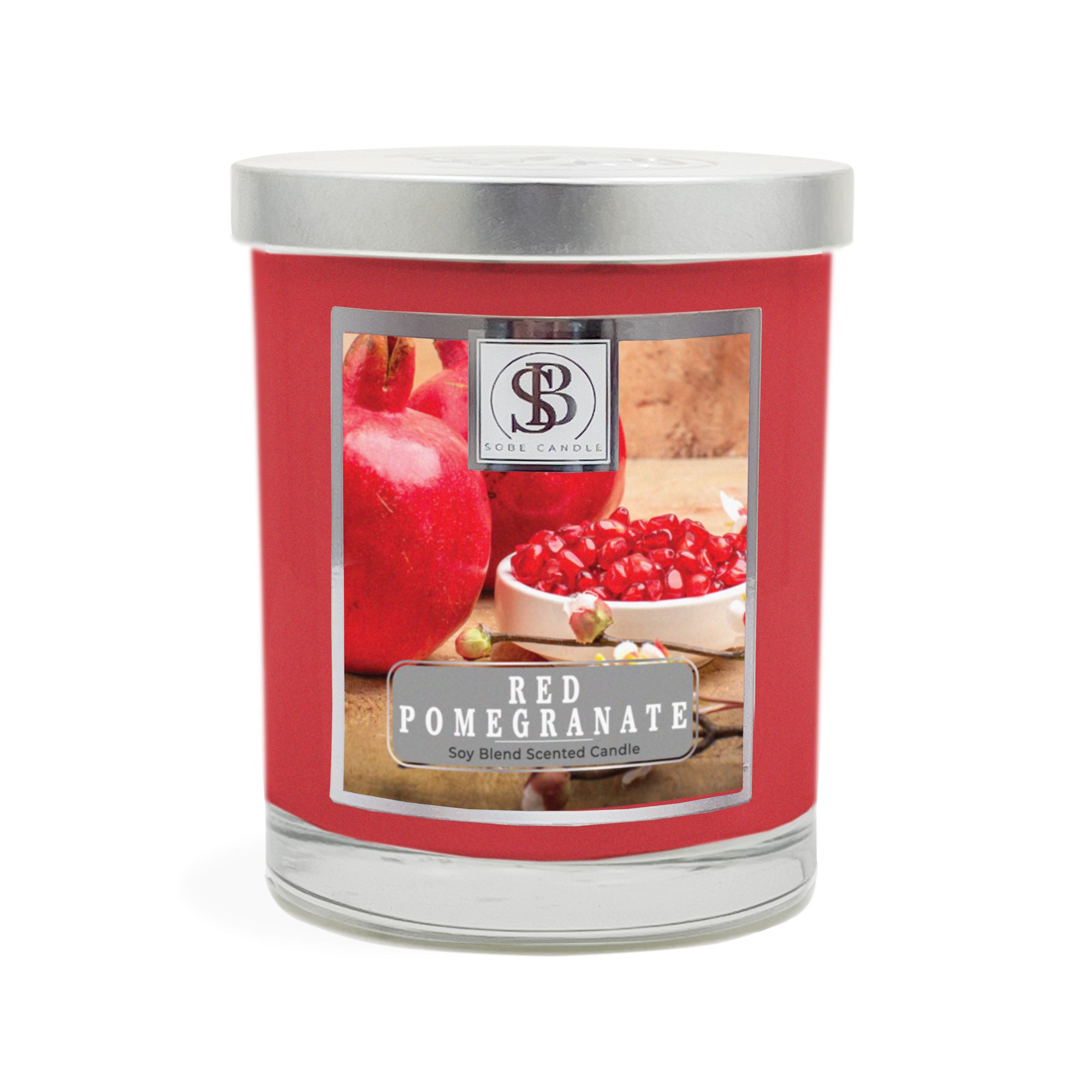 RED POMEGRANATE | Soy Scented Candle 11 oz - The SOBE World Co.