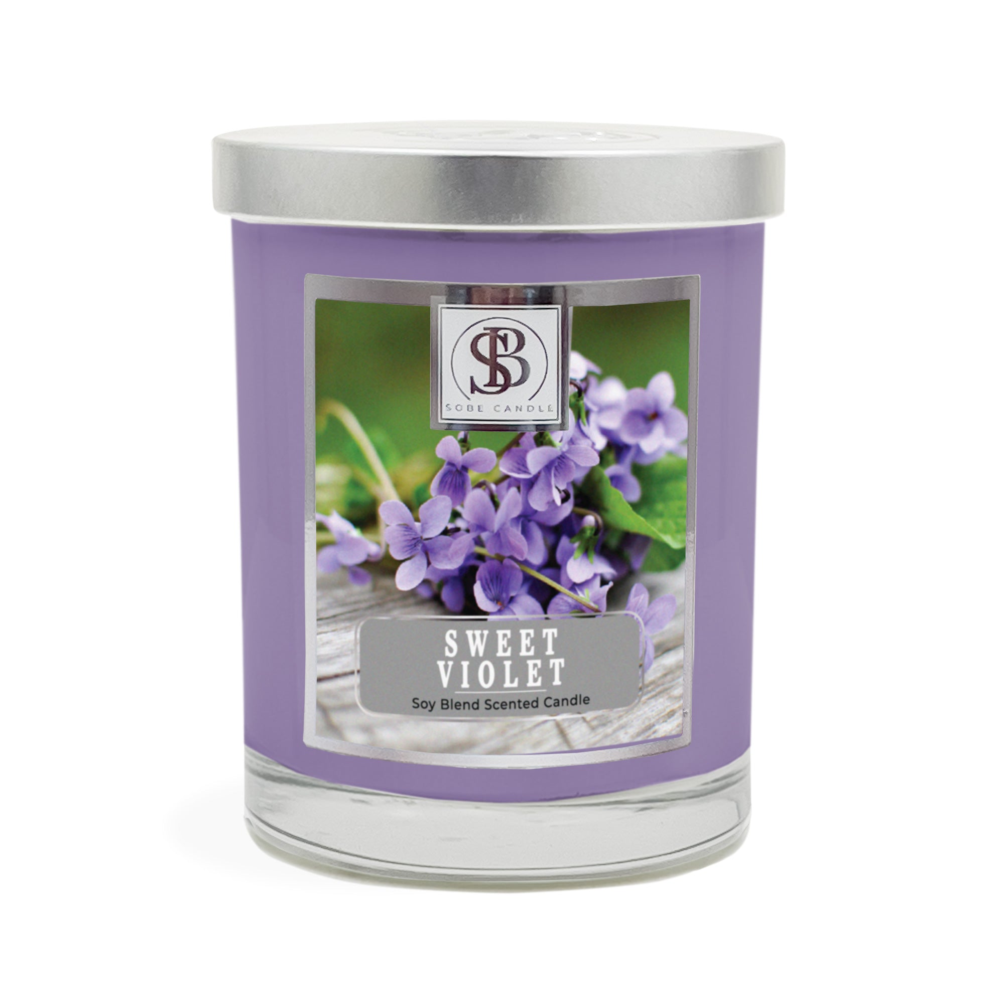 SWEET VIOLET | Soy Scented Candle 11 oz - The SOBE World Co.