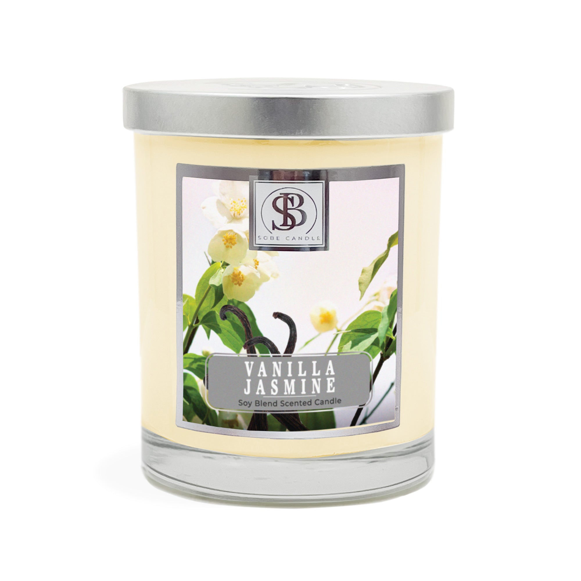 VANILLA JASMINE | Soy Scented Candle 11 oz - The SOBE World Co.