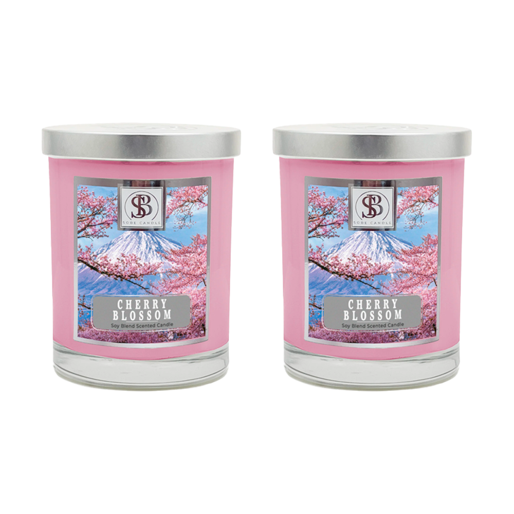 CHERRY BLOSSOM | Soy Scented Candle 11 oz - The SOBE World Co.