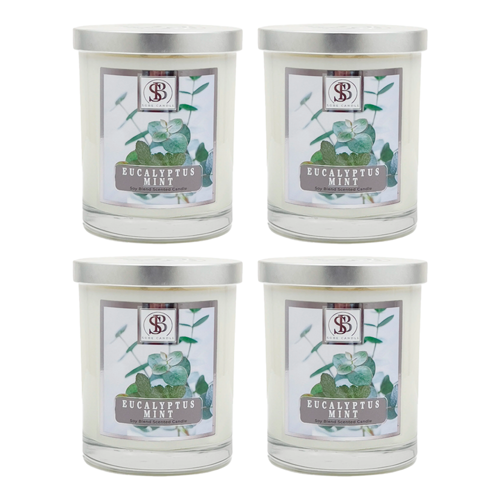 EUCALYPTUS MINT | Soy Scented Candle 11 oz - The SOBE World Co.