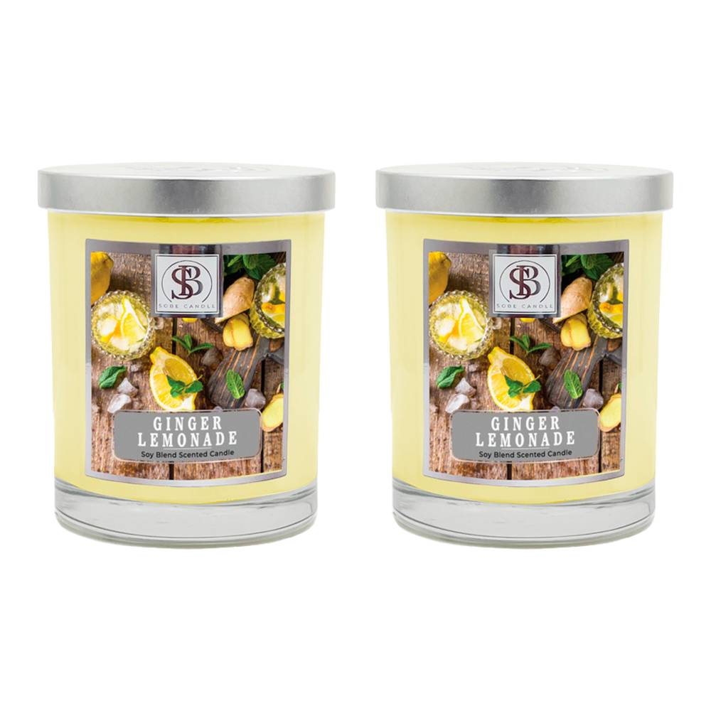 GINGER LEMONADE | Soy Scented Candle 11 oz - The SOBE World Co.