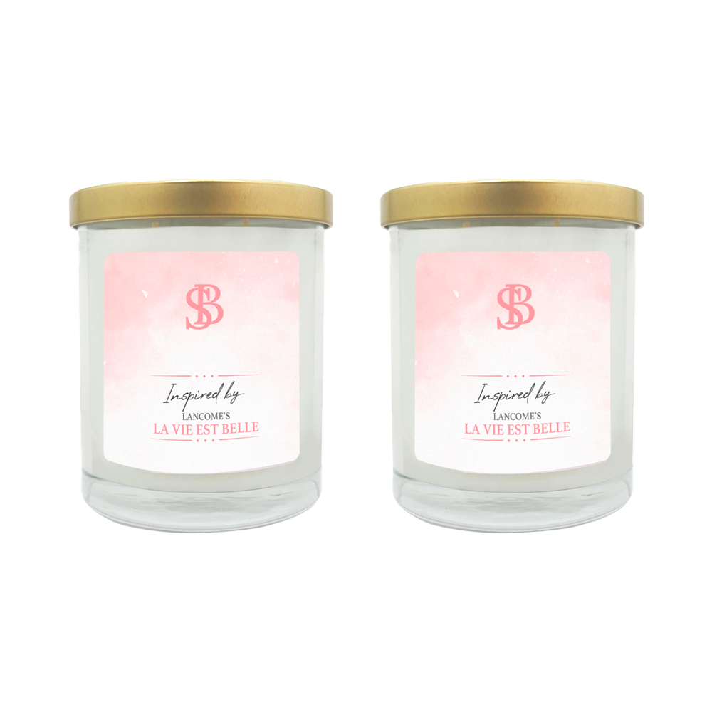 INSPIRED BY LANCOME'S LA VIE EST BELLE | Soy Scented Candle 11 oz - The SOBE World Co.