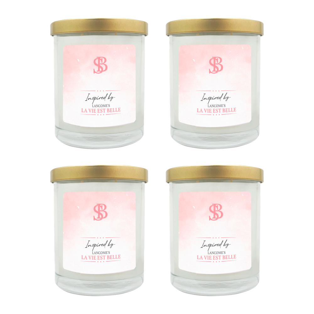 INSPIRED BY LANCOME'S LA VIE EST BELLE | Soy Scented Candle 11 oz - The SOBE World Co.