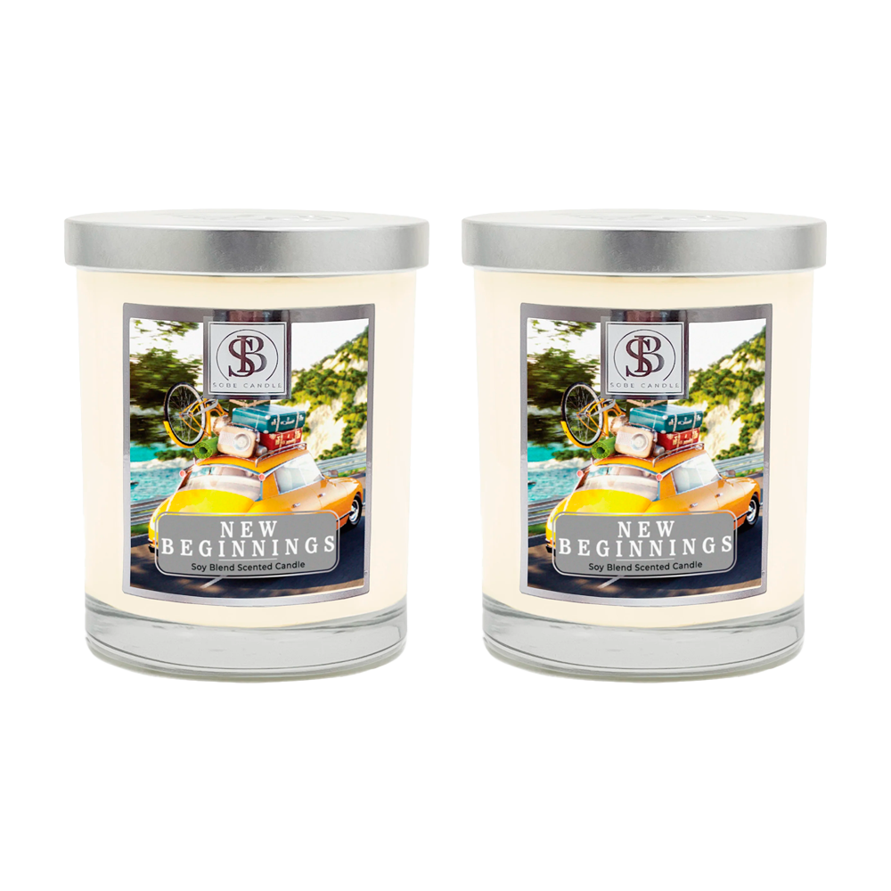 NEW BEGINNINGS | Soy Scented Candle 11 oz - The SOBE World Co.