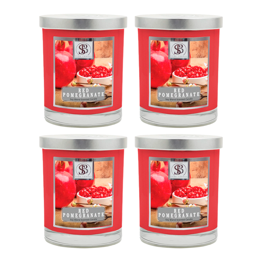 RED POMEGRANATE | Soy Scented Candle 11 oz - The SOBE World Co.