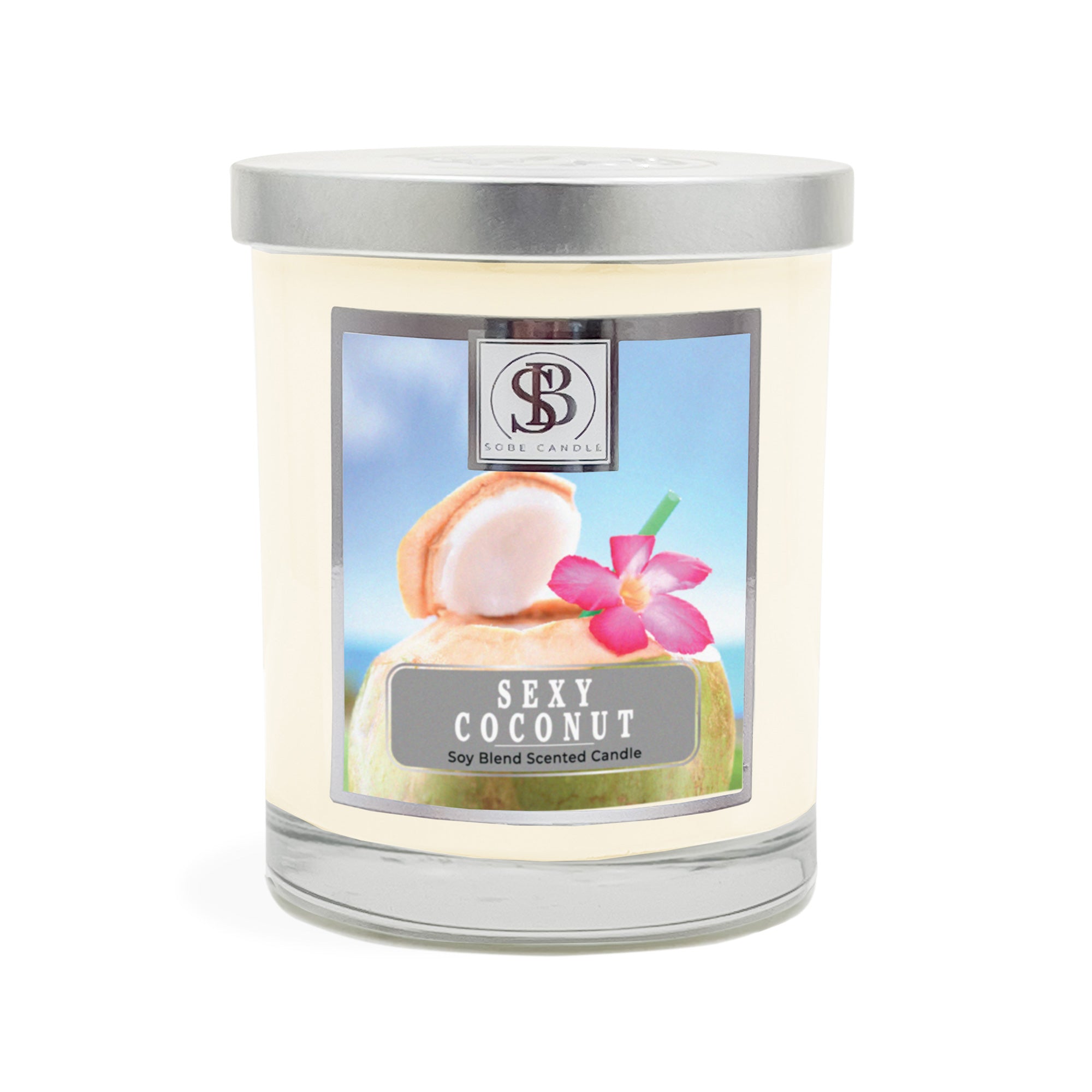 SEXY COCONUT | Soy Scented Candle 11 oz - The SOBE World Co.