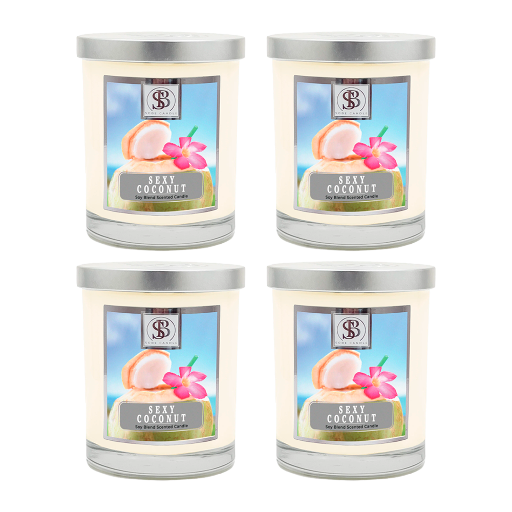 SEXY COCONUT | Soy Scented Candle 11 oz - The SOBE World Co.