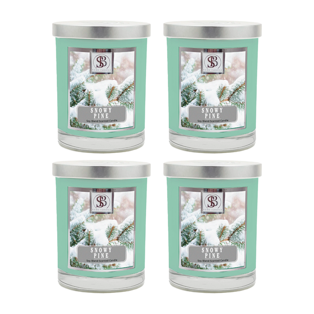 SNOWY PINE | Soy Scented Candle 11 oz - The SOBE World Co.