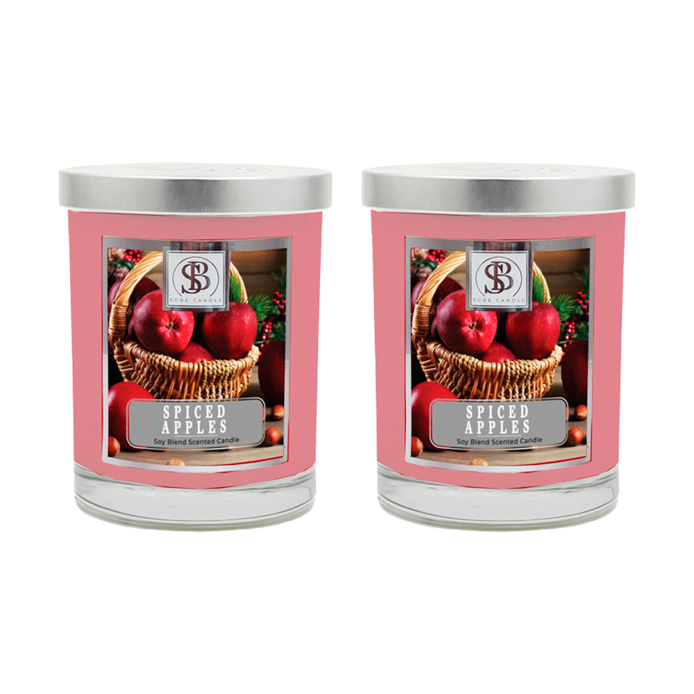 SPICED APPLES | Soy Scented Candle 11 oz - The SOBE World Co.