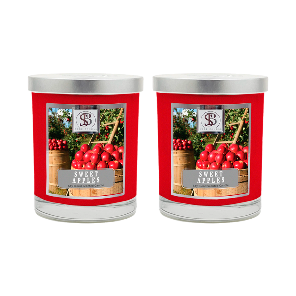 SWEET APPLES | Soy Scented Candle 11 oz - The SOBE World Co.