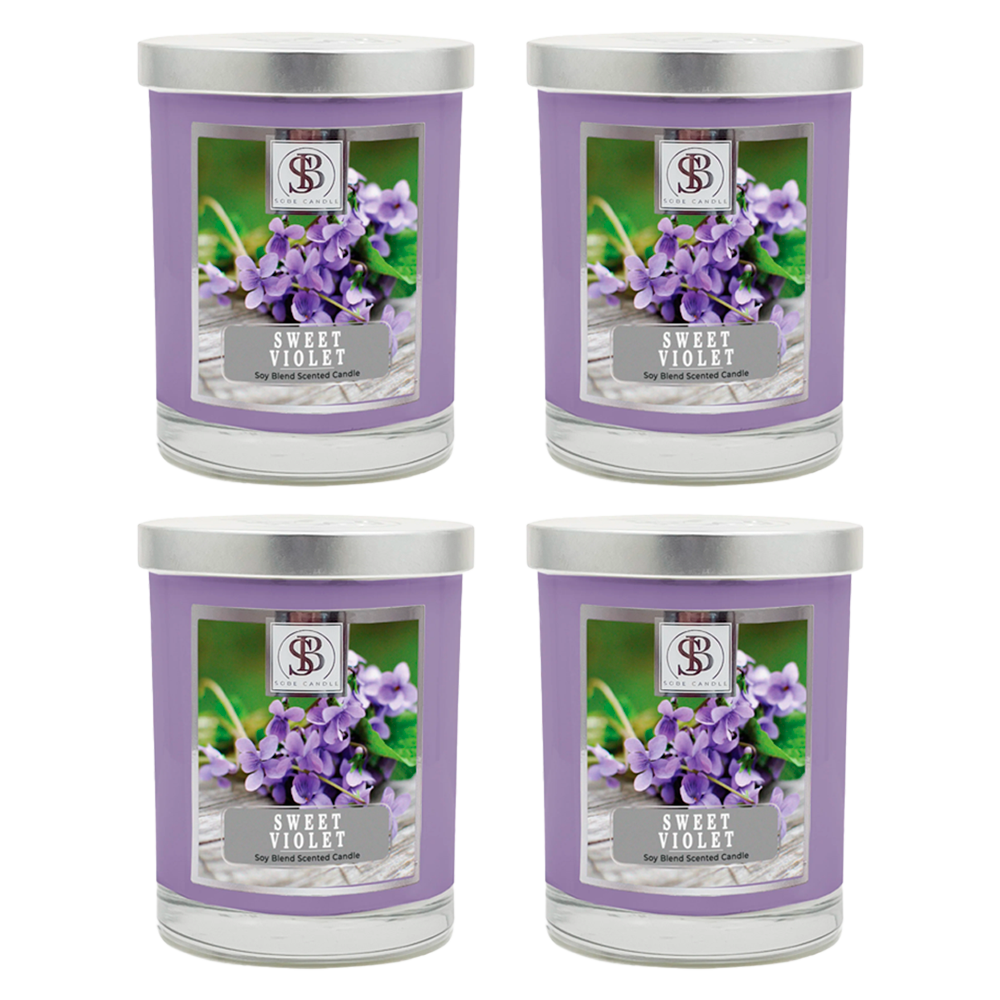 SWEET VIOLET | Soy Scented Candle 11 oz - The SOBE World Co.