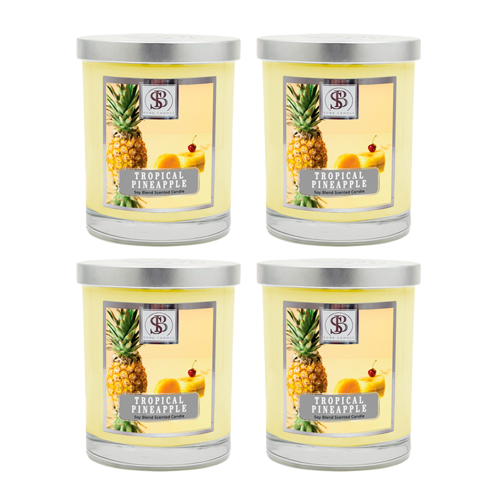 TROPICAL PINEAPPLE | Soy Scented Candle 11 oz - The SOBE World Co.